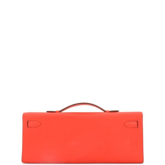 Hermes Kelly Cut Pochette Swift Orange - Picture 3 of 8